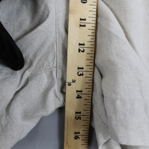 Alex Mill Shorts Womens 2 Pleated Linen Flax Summer Old Money Quiet Luxury Retro - Picture 11 of 13